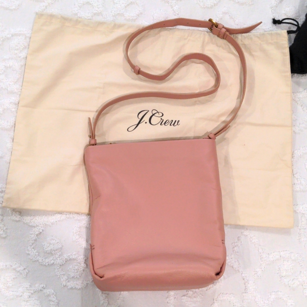JCrew Oslo leather bucket purse